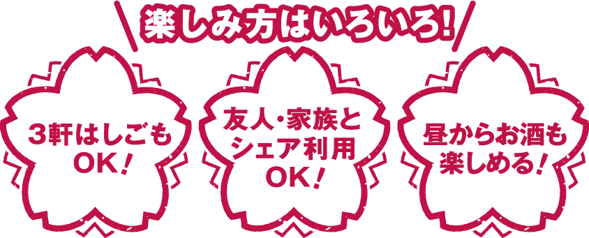 楽しみ方はいろいろ
